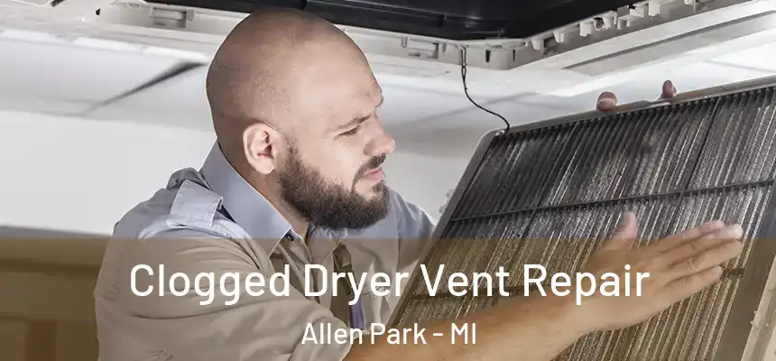  Clogged Dryer Vent Repair Allen Park - MI